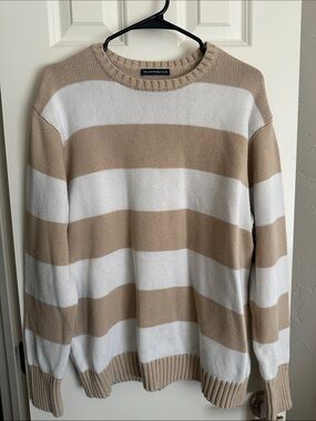 Brandy Melville Stripe Crewneck Sweater
